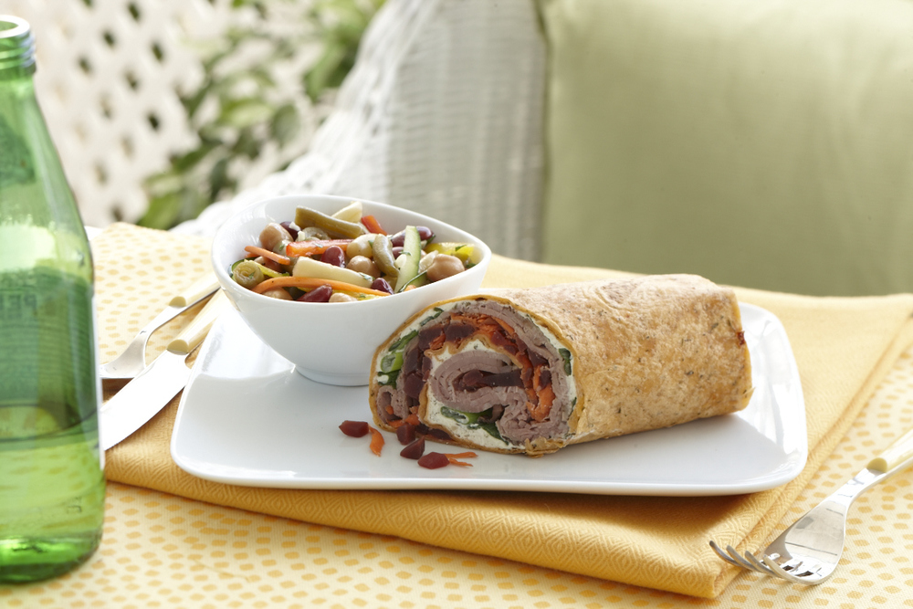 Beef, Beet & Horseradish Wraps