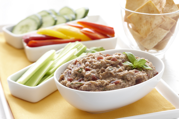 Herbed Eggplant & Beet Dip