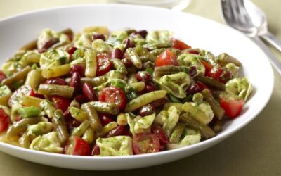 Bean, Tortellini & Pesto Salad