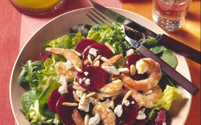Shrimp, Beet & Feta Salad