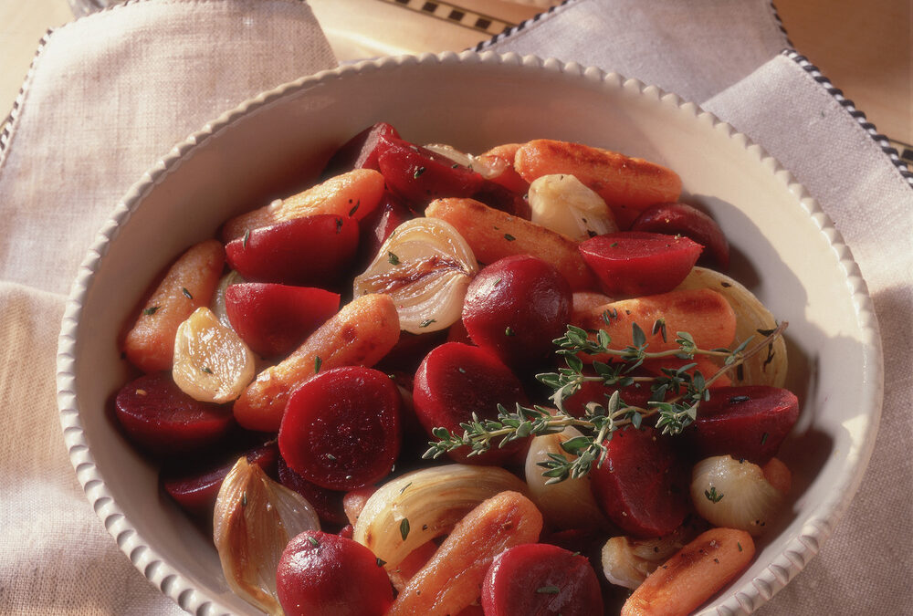 Thyme-Scented Roasted Vegetables & Beets