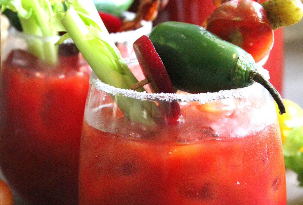 Spicy Beet Bloody Marys