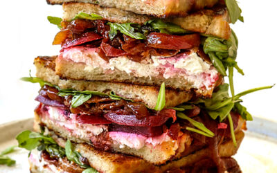 Gourmet Grilled Cheese with Pickled Beets