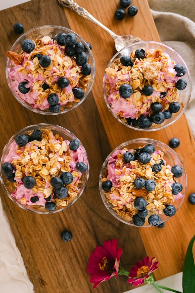 Beet Cheesecake Breakfast Parfait