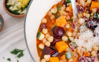 Rustic Vegetable-Beet Soup