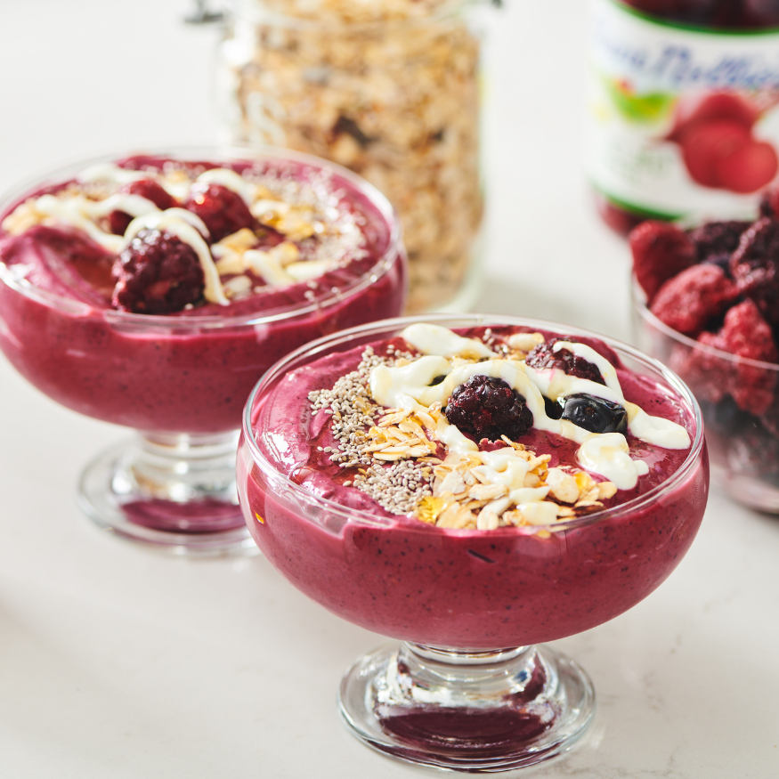 aunt nellie's beet berry smoothie bowls