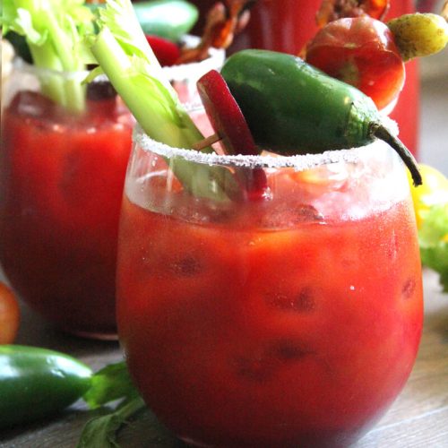 Spicy Beet Bloody Marys