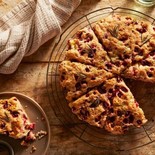 Beet Feta Walnut Scones