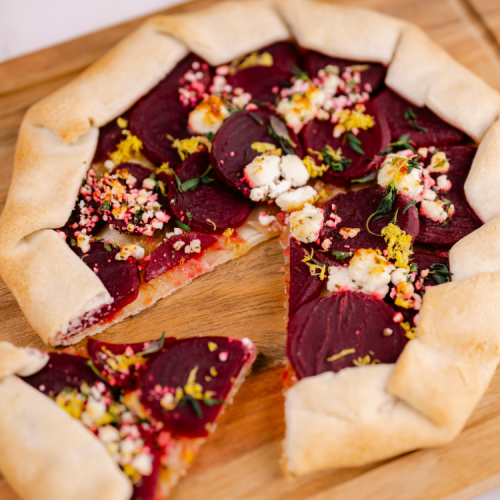 Savory Beet and Goat Cheese Tart Aunt Nellie's Recipe