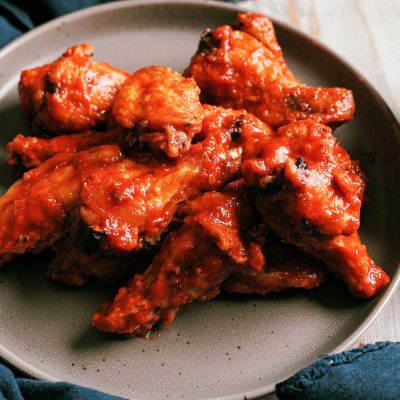 Spicy Pickled Beet Glazed Wings