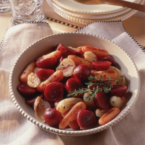 Thyme-Scented Roasted Vegetable & Beets